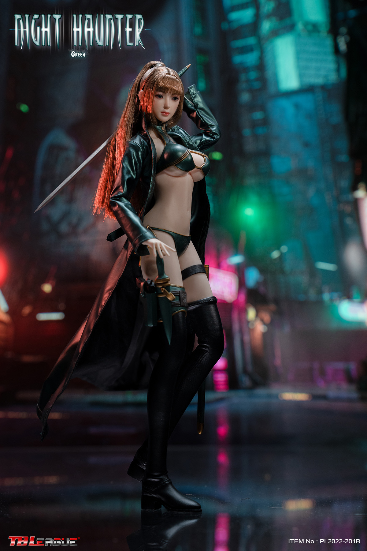 TBLeague 1/6 Devil Spy Green Female Figure [PL2022-201B
