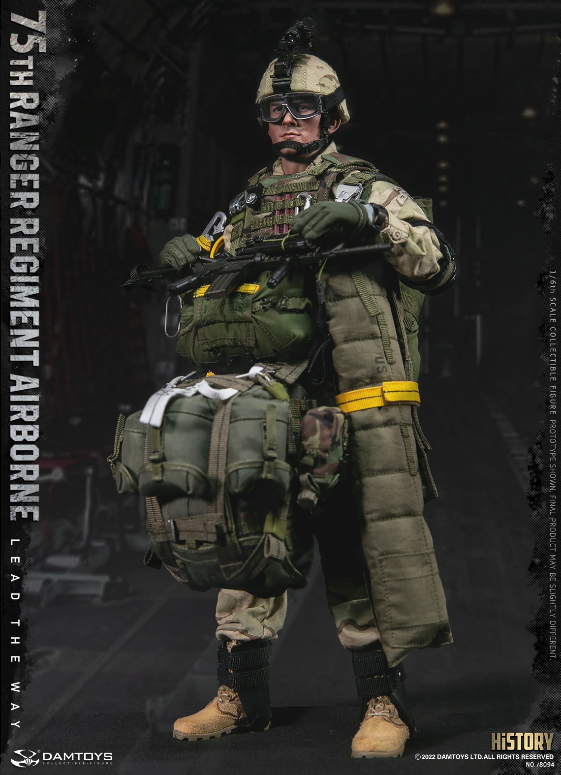 DAM Toys 75th Ranger Regiment Airborne 1/6 Action Figure [DAM78094]