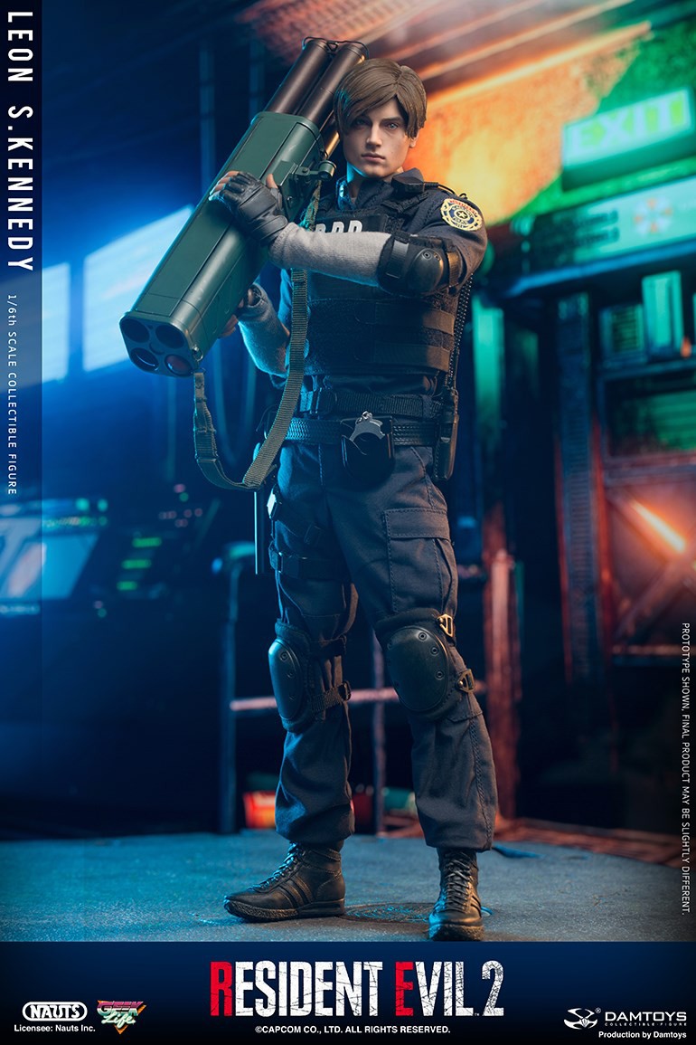 DMS030D] 1/6 Resident Evil 2 Leon S. Kennedy Figure By Dam Toys