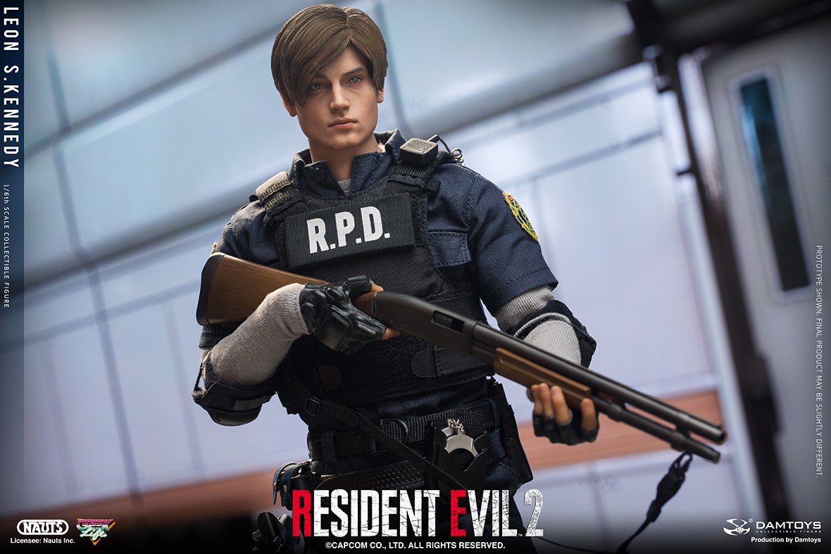 DMS030D] 1/6 Resident Evil 2 Leon S. Kennedy Figure By Dam Toys