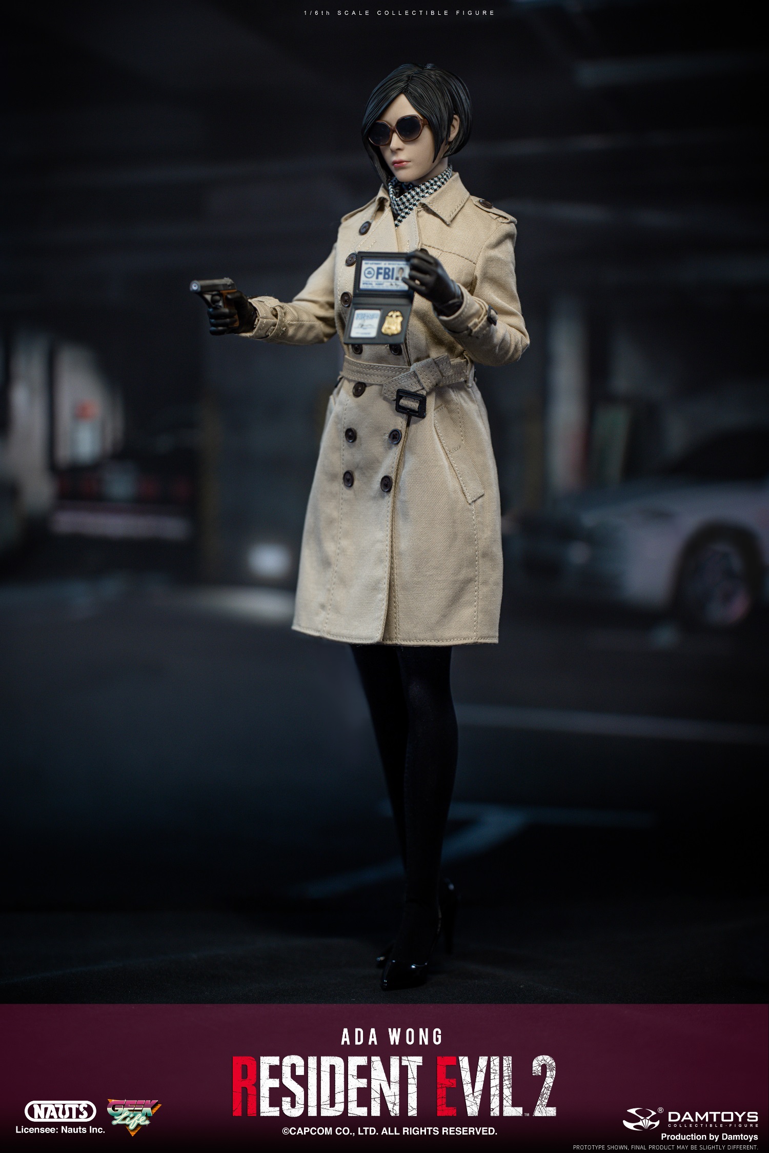 NAUTS x DAMTOYS 1/6 CAPCOM Resident Evil 2 Ada Wong Figure [DMS039