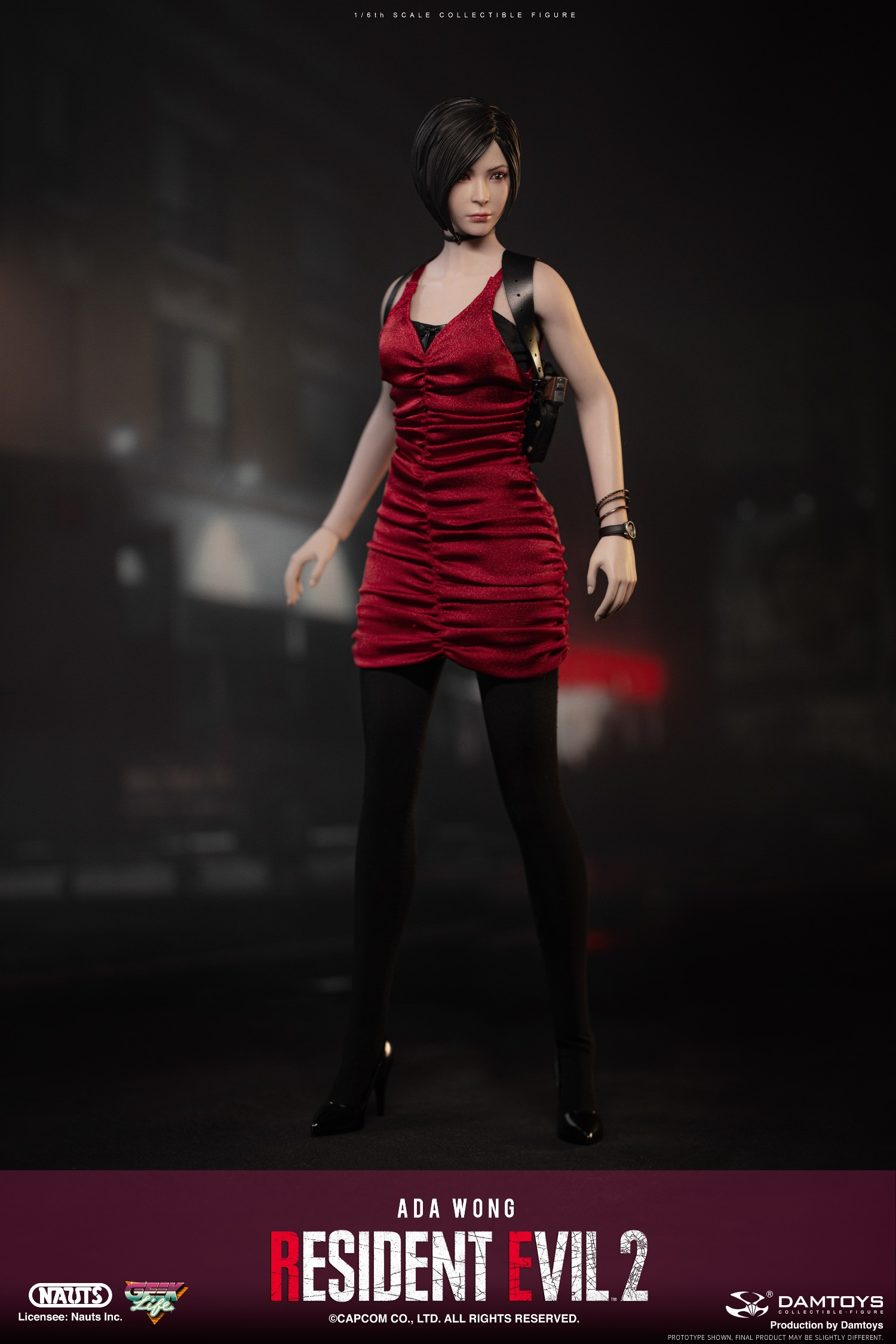 NAUTS x DAMTOYS 1/6 CAPCOM Resident Evil 2 Ada Wong Figure [DMS039