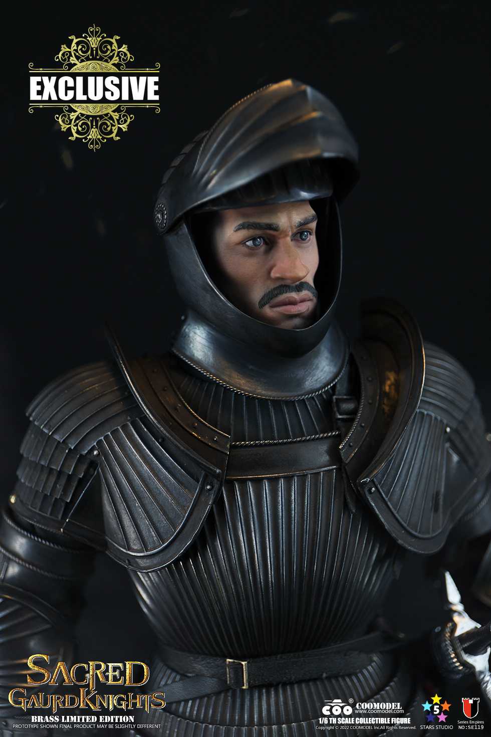 COO Model SACRET BLACK GUARD KNIGHT EXCLUSIVE BRASS EDITION [CM