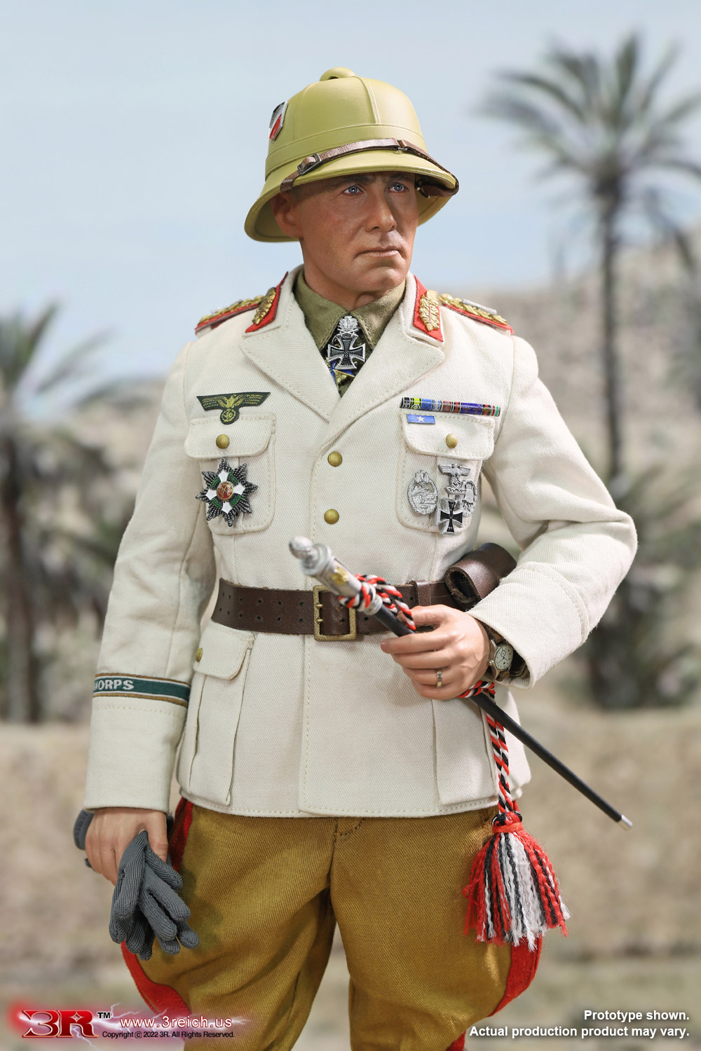 1/6 Erwin Rommel The Desert Fox General Field Marshal of German