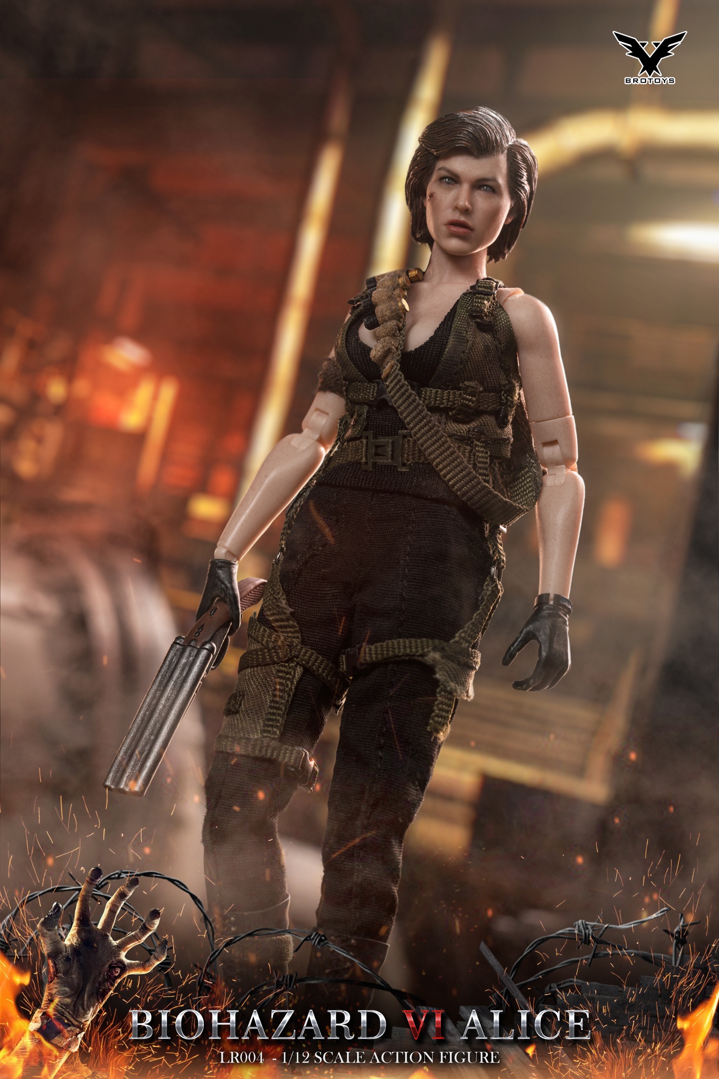 BROTOYS LR004 アリス bio hazard Alice 1/12 BROTOYS 1/12 Alice Biohazard 4 Action Figure LR004 New | eBay