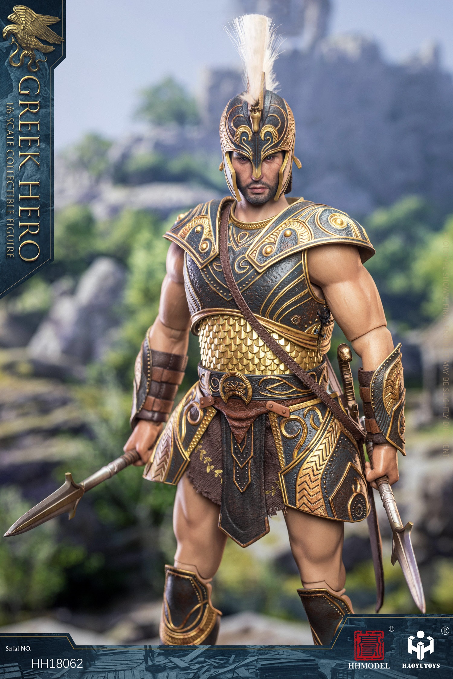 HH model X HaoYu Toys 1/6 Imperial Legion Greek God of War Figure