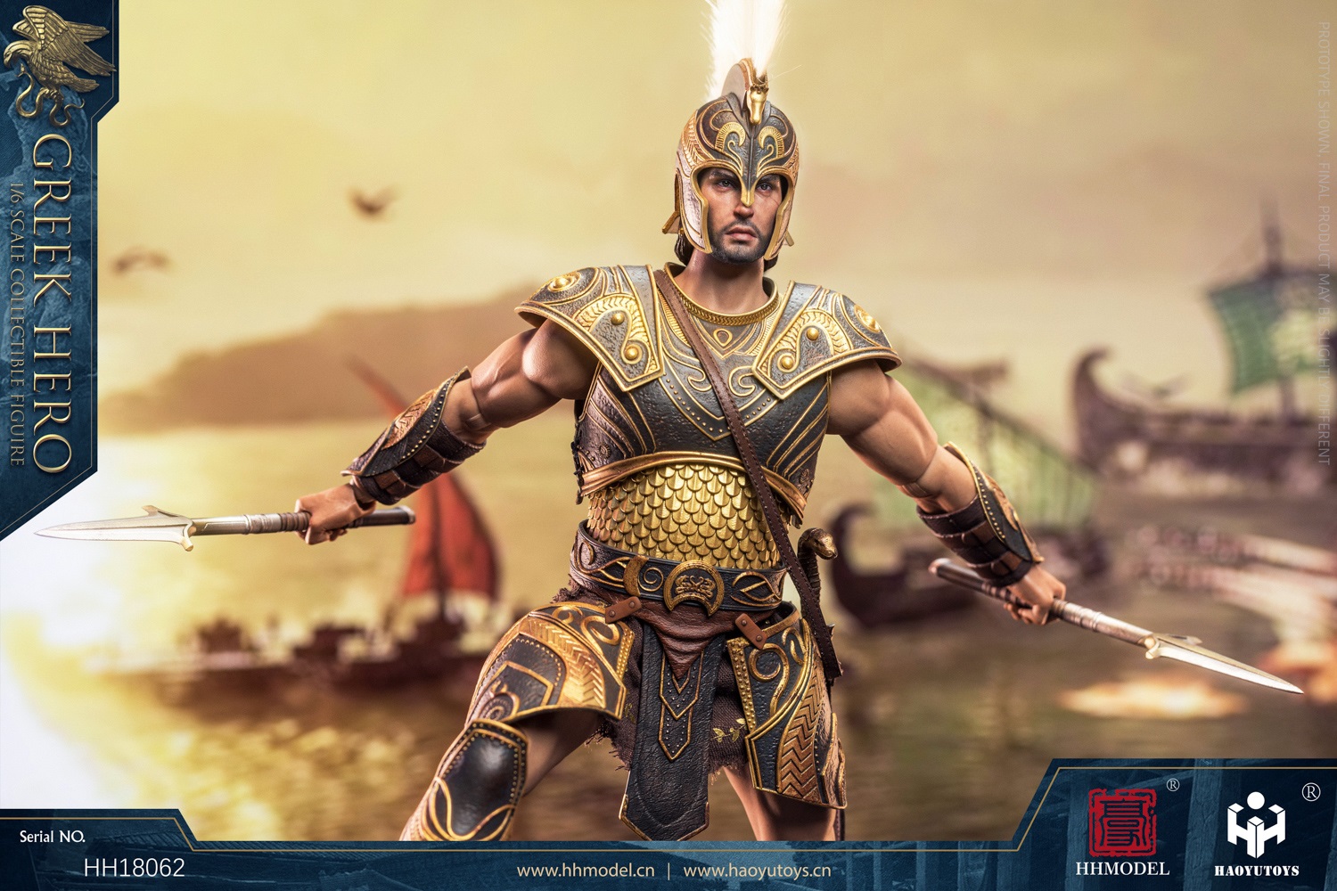 HH model X HaoYu Toys 1/6 Imperial Legion Greek God of War Figure