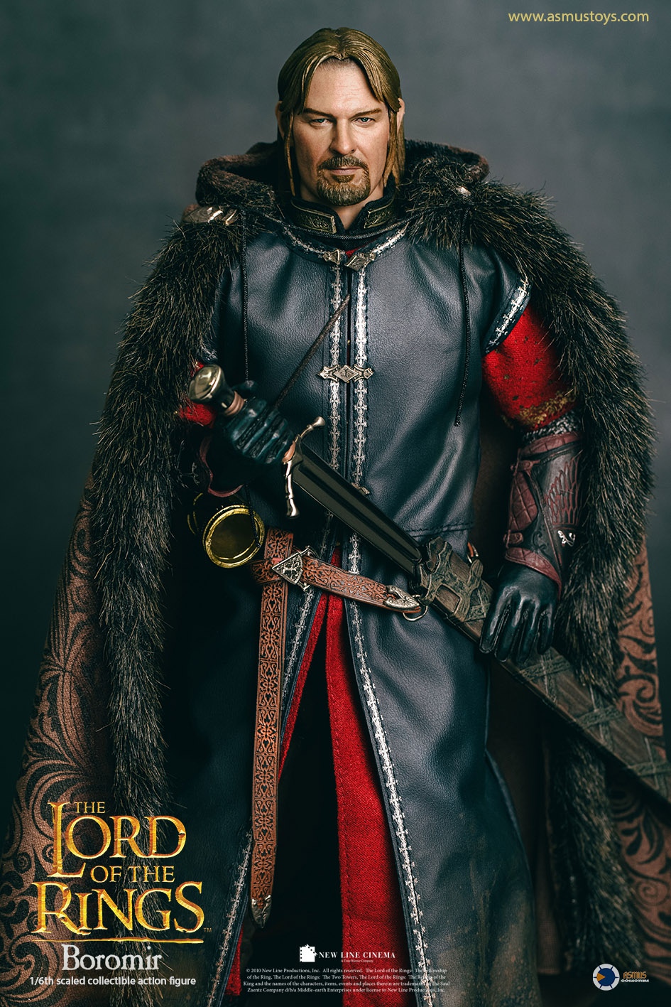 Asmus Toys 1/6 Boromir Sculpted Hair in Lord of the Rings Movie