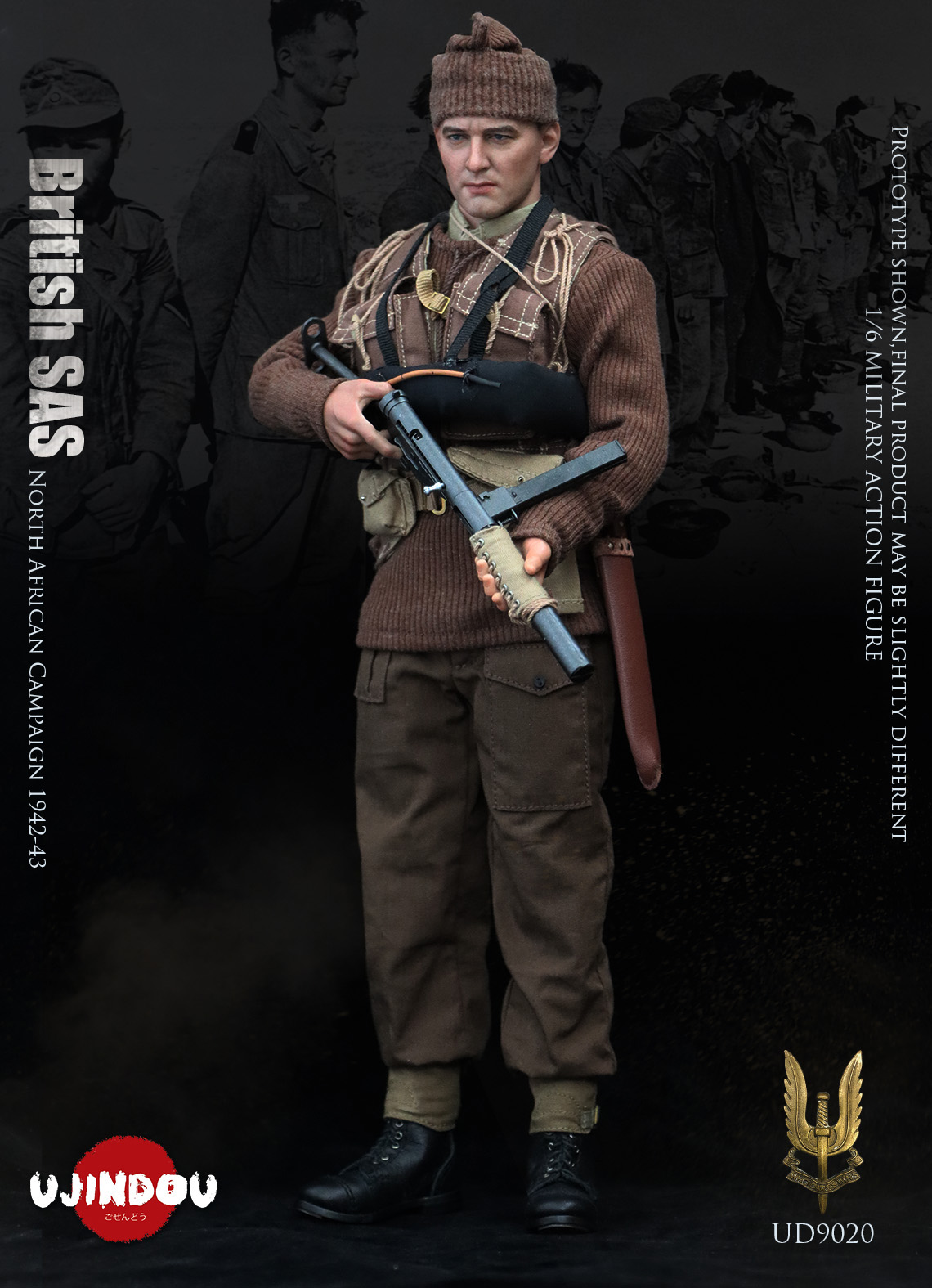 UJINDOU 1/6 WWII BRITISH SAS , North African Campaign 1942-43 [UD