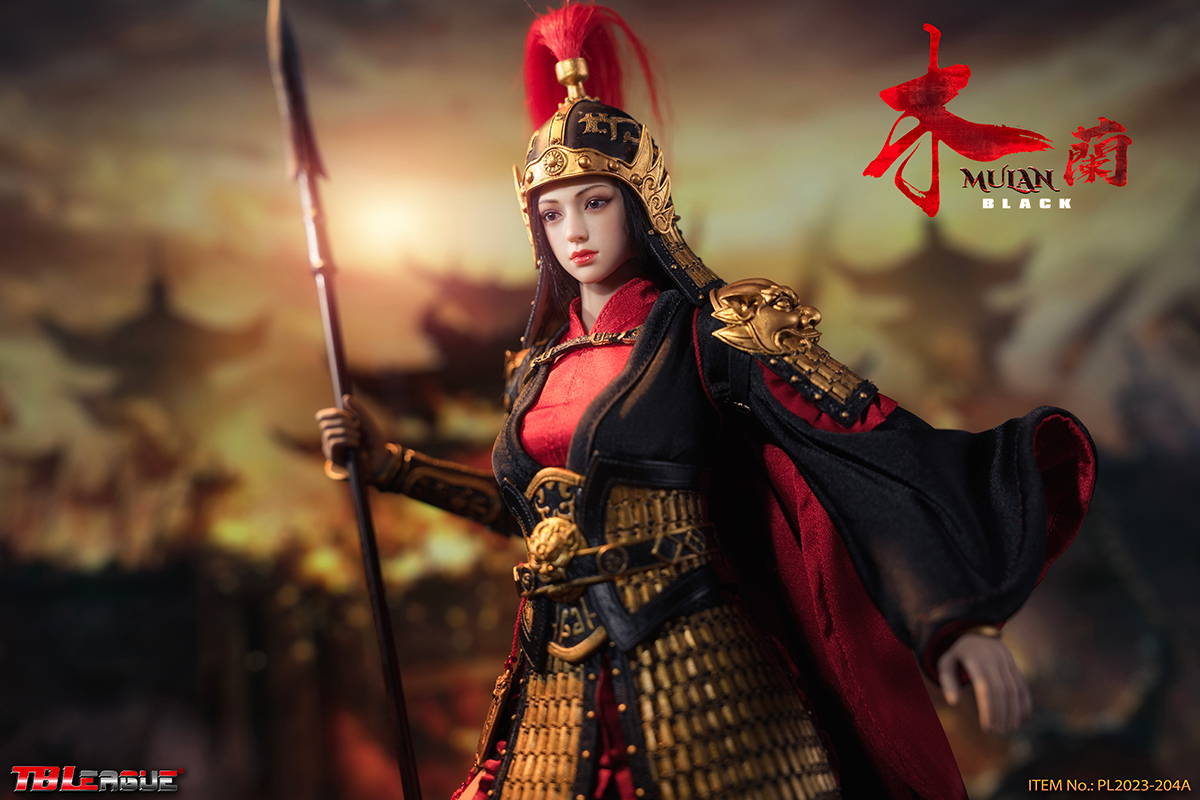 TBLeague 1/6 Hua Mulan 花木蘭 Black Female Figure [PL2023-204A