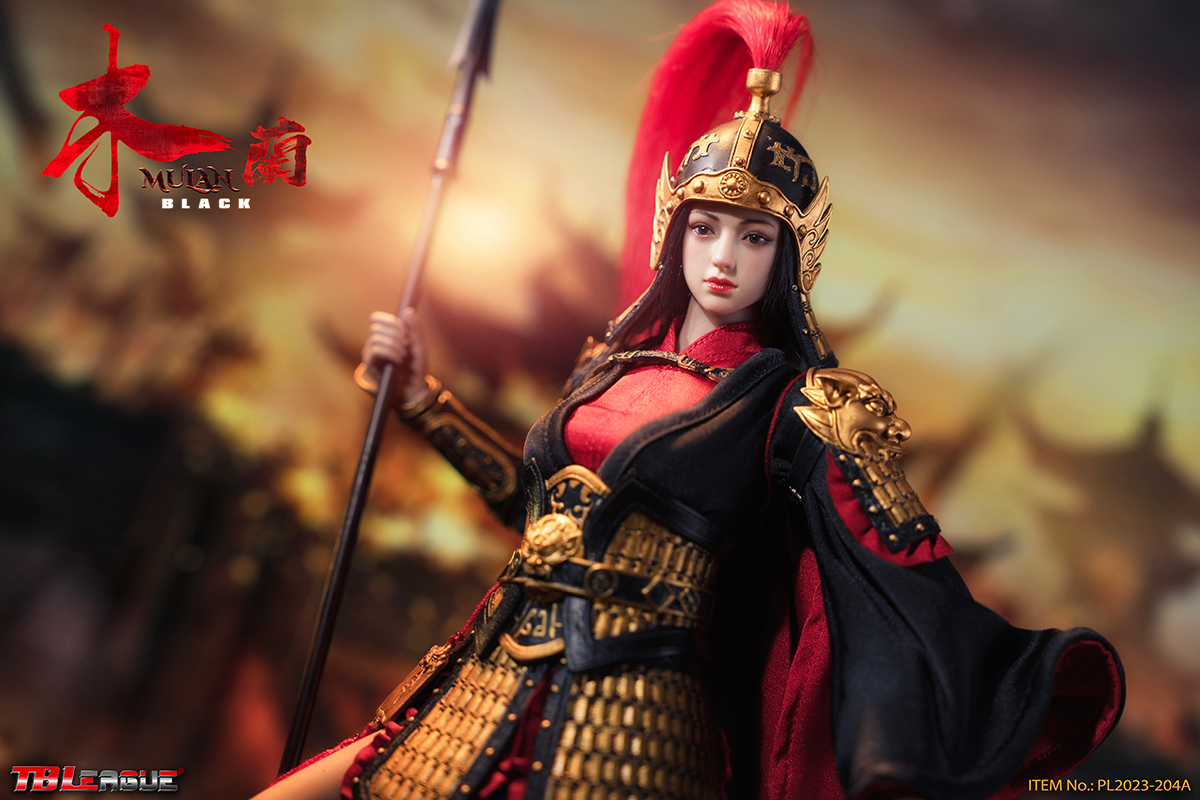 TBLeague 1/6 Hua Mulan 花木蘭 Black Female Figure [PL2023-204A