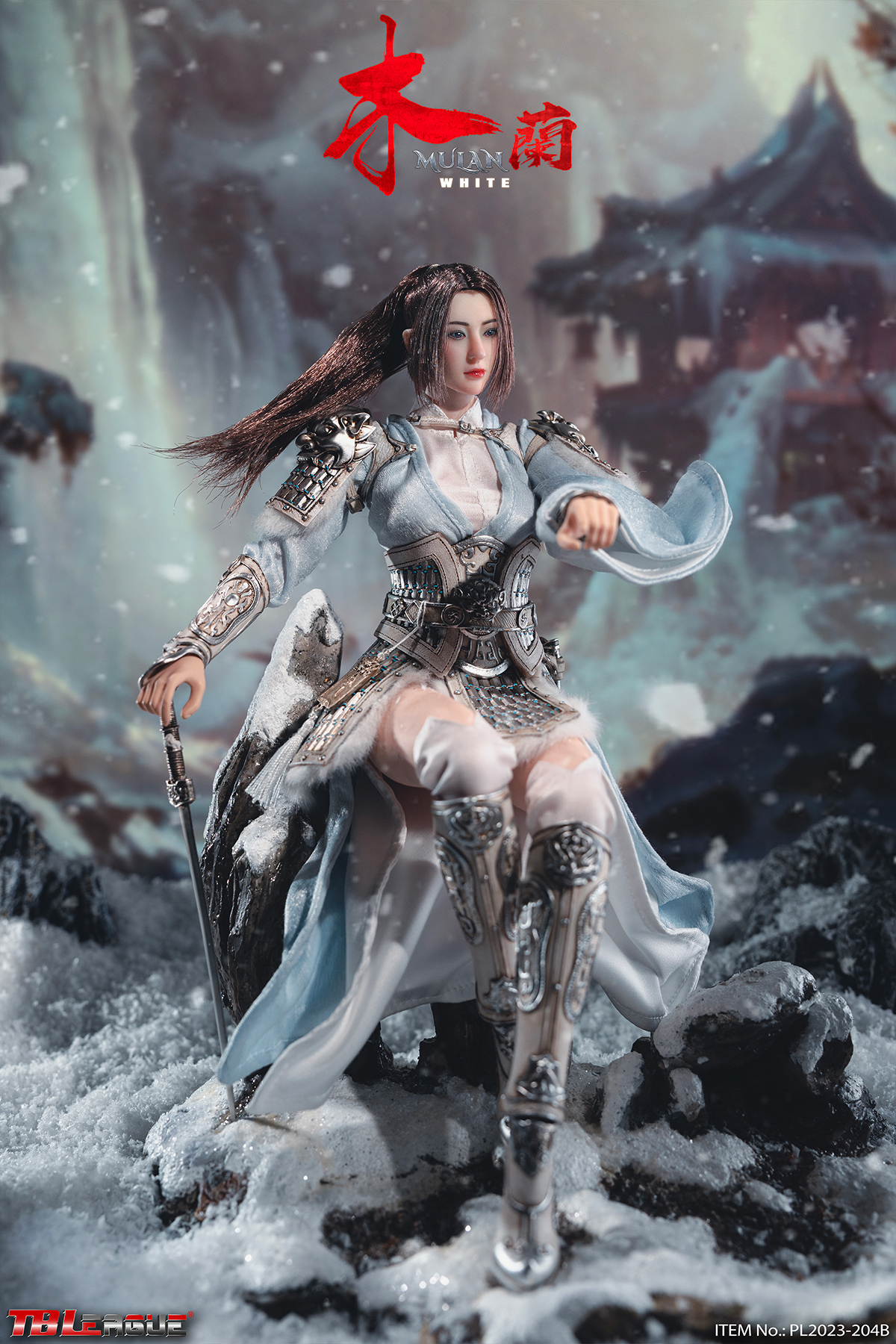 TBLeague 1/6 Hua Mulan 花木蘭 White Female Figure [PL2023-204B 