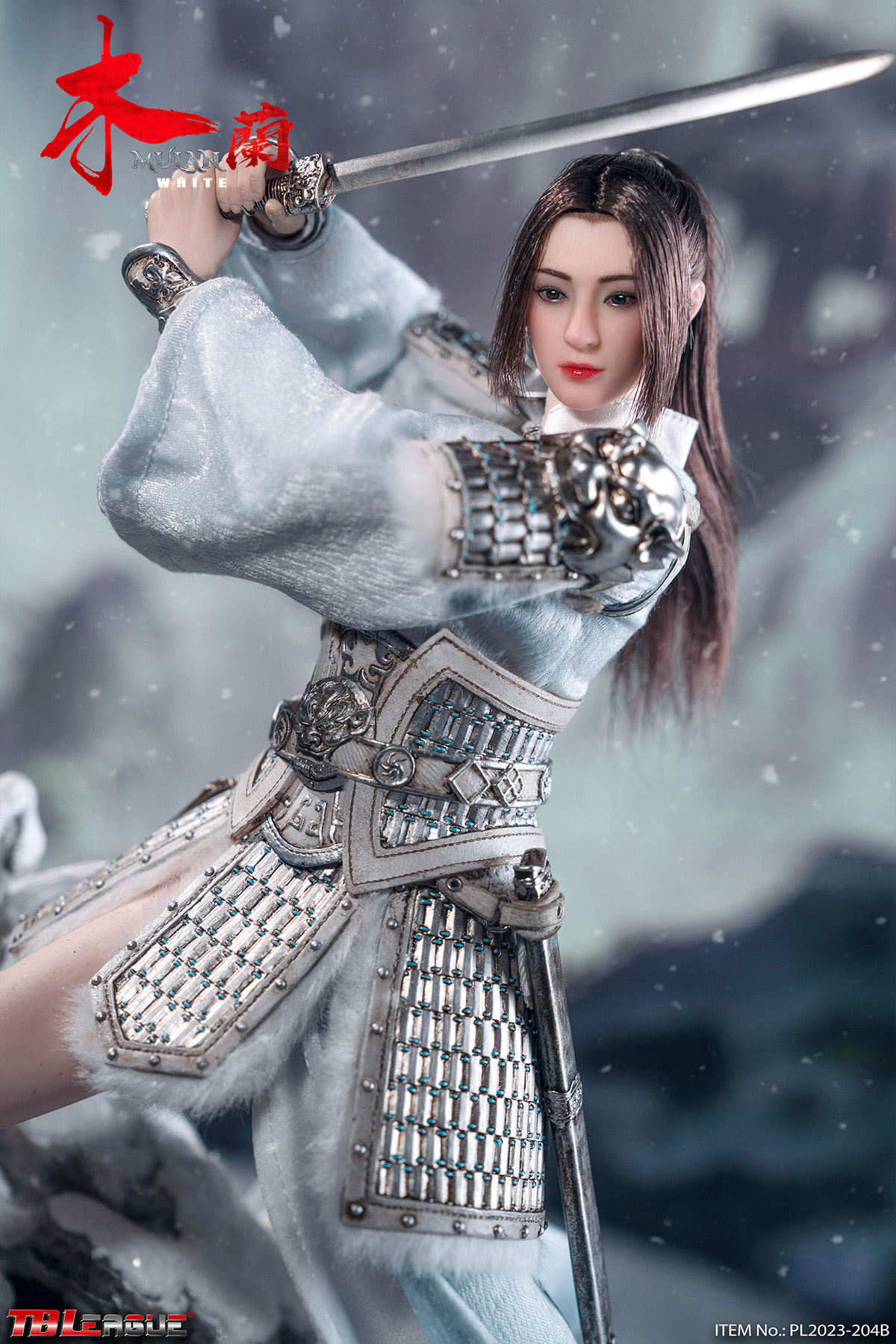 TBLeague 1/6 Hua Mulan 花木蘭 White Female Figure [PL2023-204B
