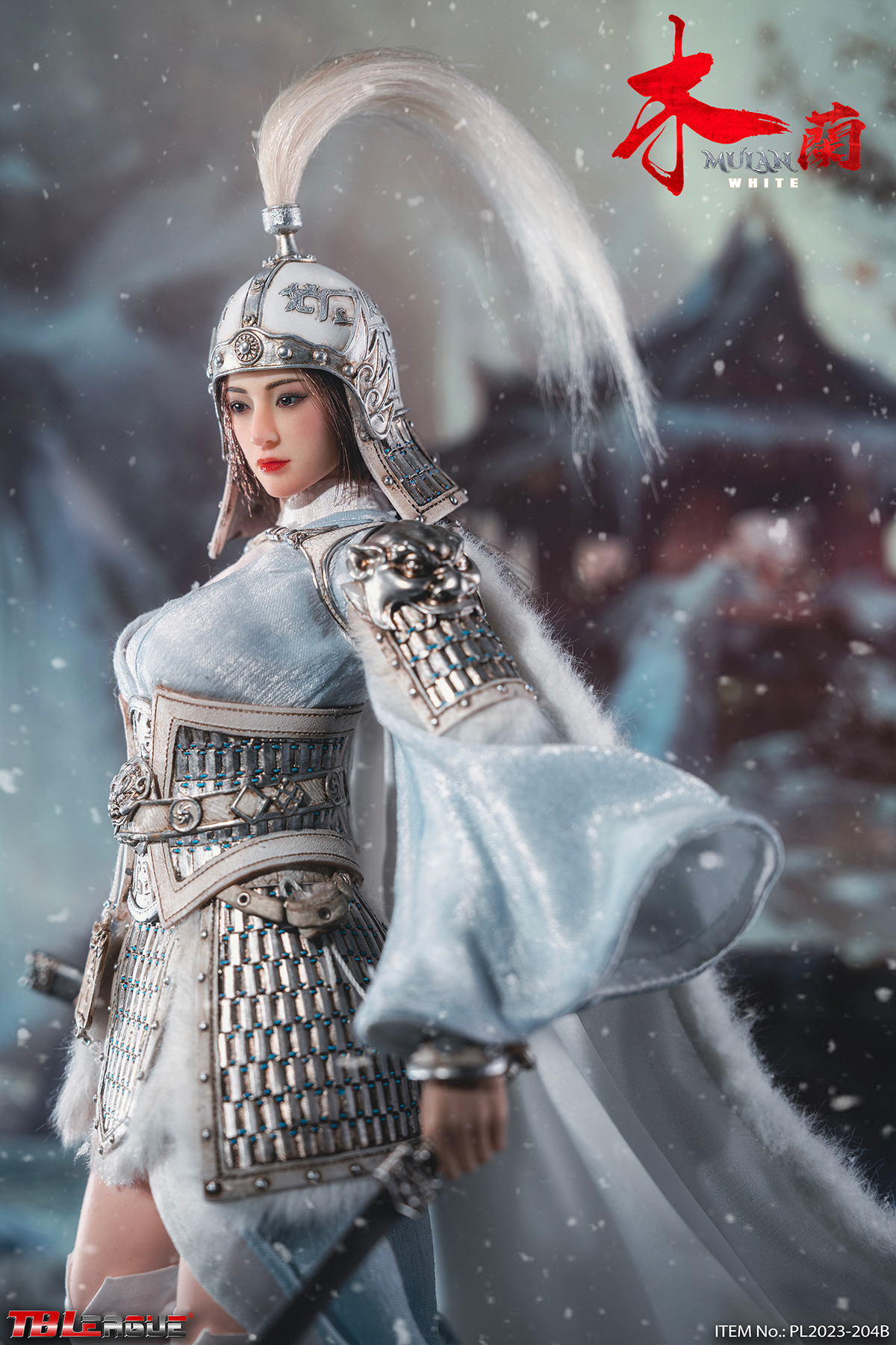TBLeague 1/6 Hua Mulan 花木蘭 White Female Figure [PL2023-204B