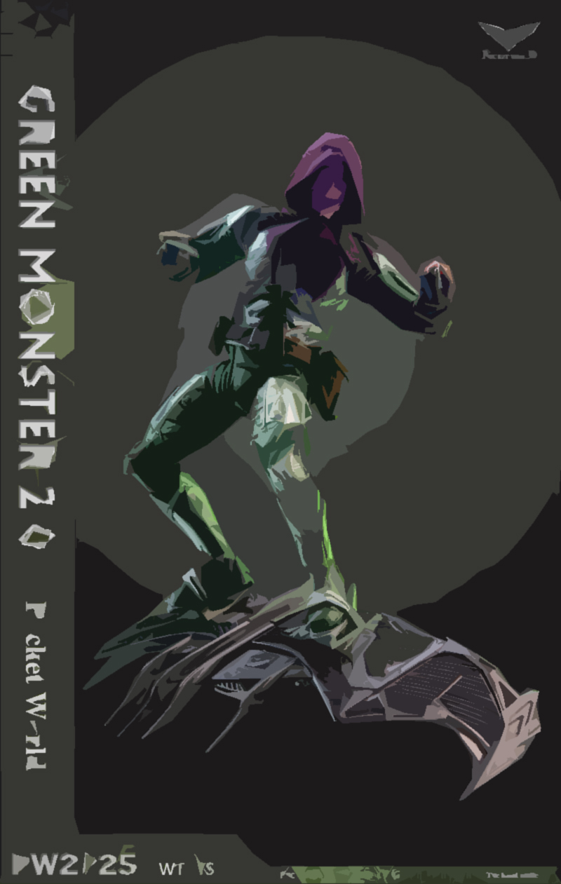 Pocket World 1/12 Green Monster 2.0 Upgrade Action Figure