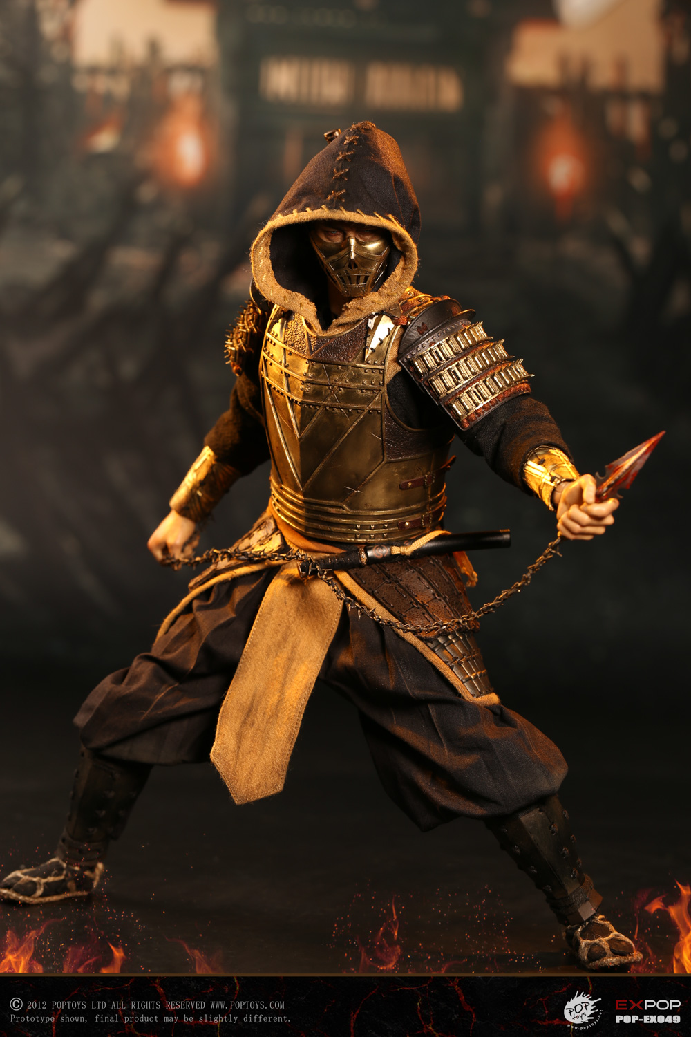 Pop Toys Pop-EX049 スコーピオン 1/6 フィギュア POP Toys 1/6 Representative from Hell Warrior Scorpion