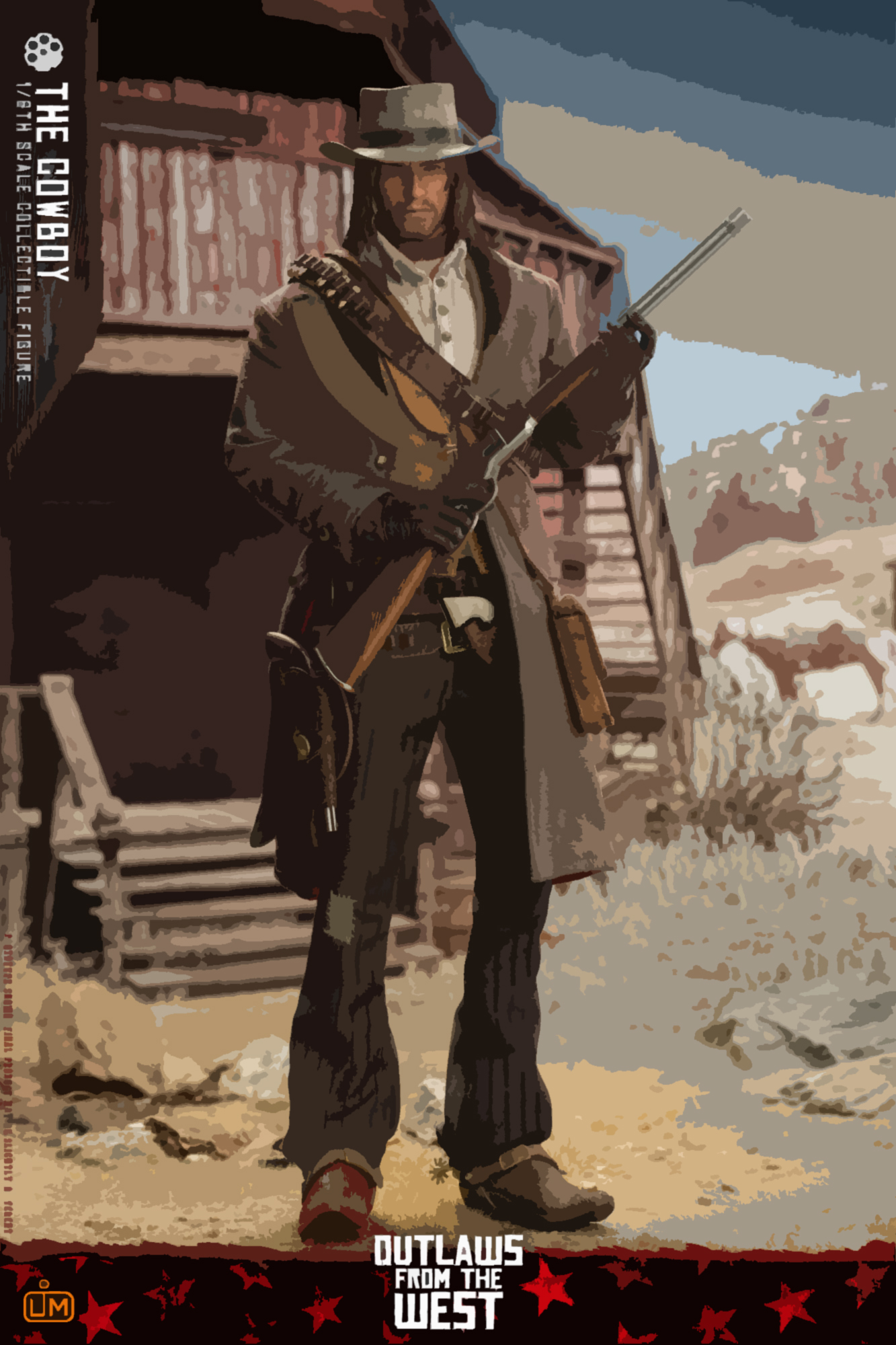 Limtoys 1/6 ザ・カウボーイ・ジョン  未開封新品 LIM011 LimToys LIM011 1/6 Wilderness Cowboys John Marston 12