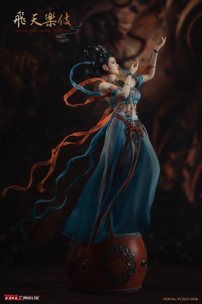 TBLeague 1/6 Dunhuang Music Goddess 飛天樂伎 Blue Figure [PL2023