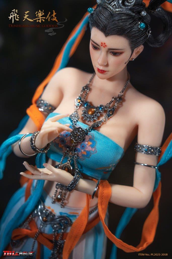 TBLeague 1/6 Dunhuang Music Goddess 飛天樂伎 Blue Figure [PL2023