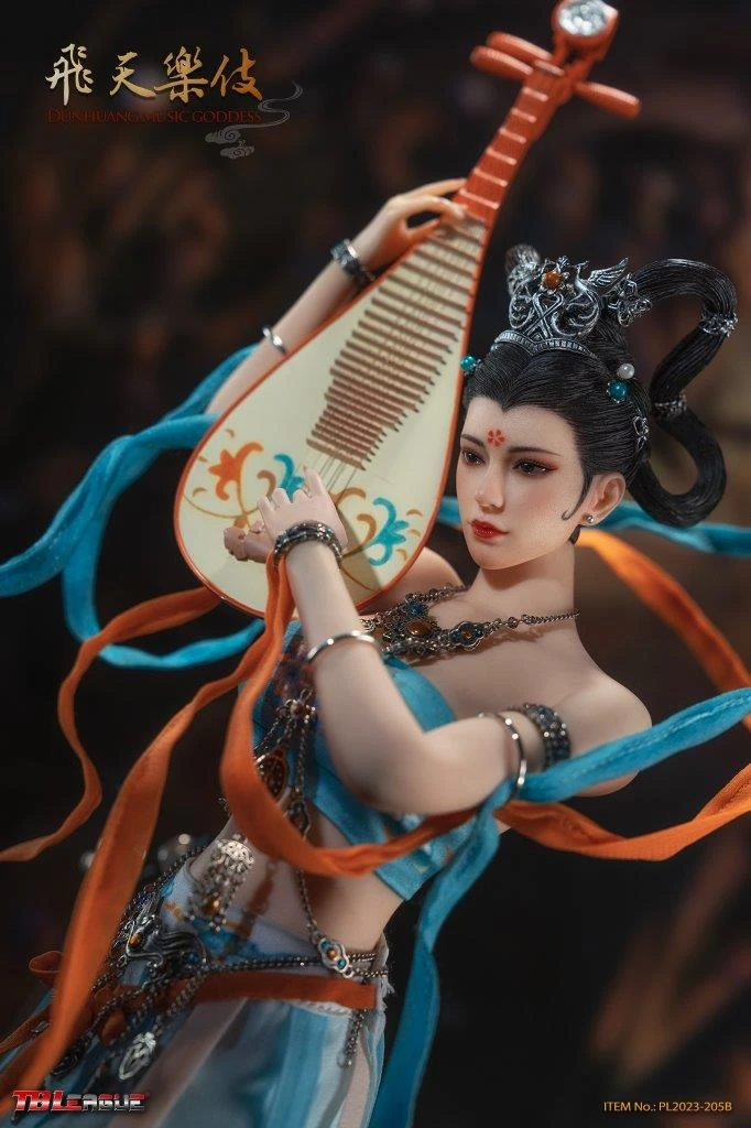 TBLeague Dunhuang Music Goddess 空飛ぶ歌舞伎 TBLeague 1/6 Dunhuang Music Goddess 飛天樂伎 Blue Figure [PL2023