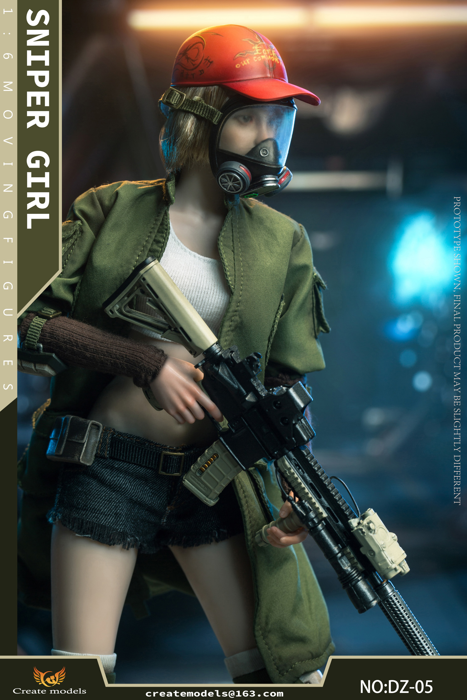 Create Models 1:6 Sniper Girl Songbird Figure [CMD-DZ05