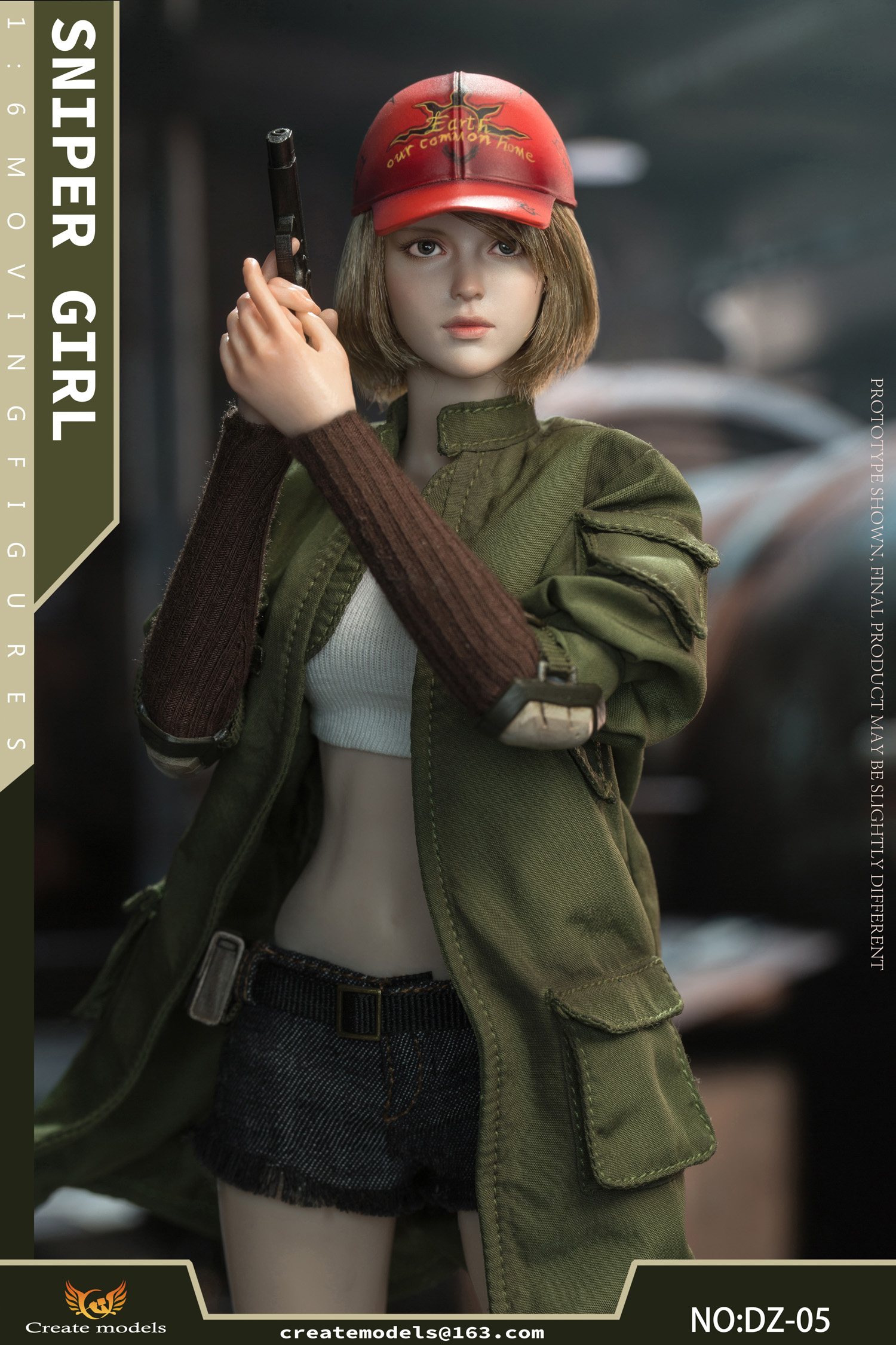 Create Models 1:6 Sniper Girl Songbird Figure [CMD-DZ05