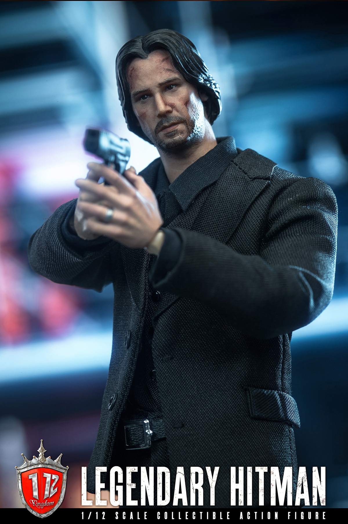 その他 Kingdom 1/12 Legendary Hitman Kingdom (KD-9001) 1/12 Scale Legendary Hitman Figure
