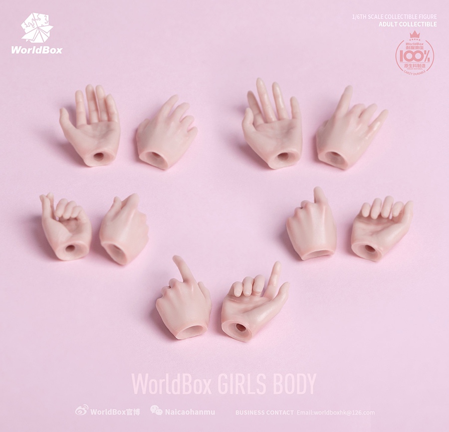 World Box 1/6 Female Body Standard Version Pale [WB-AT201P] - EKIA