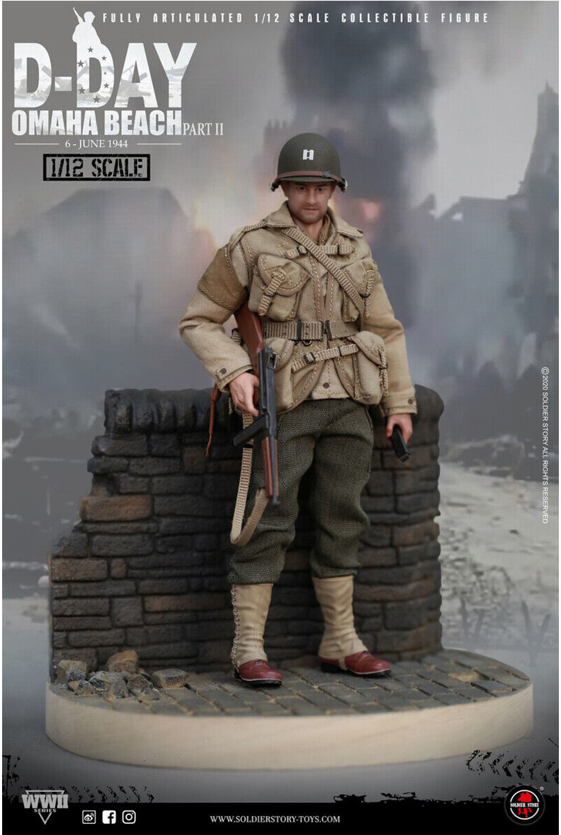 1/12 Soldier Story WWII US. 2nd Ranger Battalion Captain [SS-M004