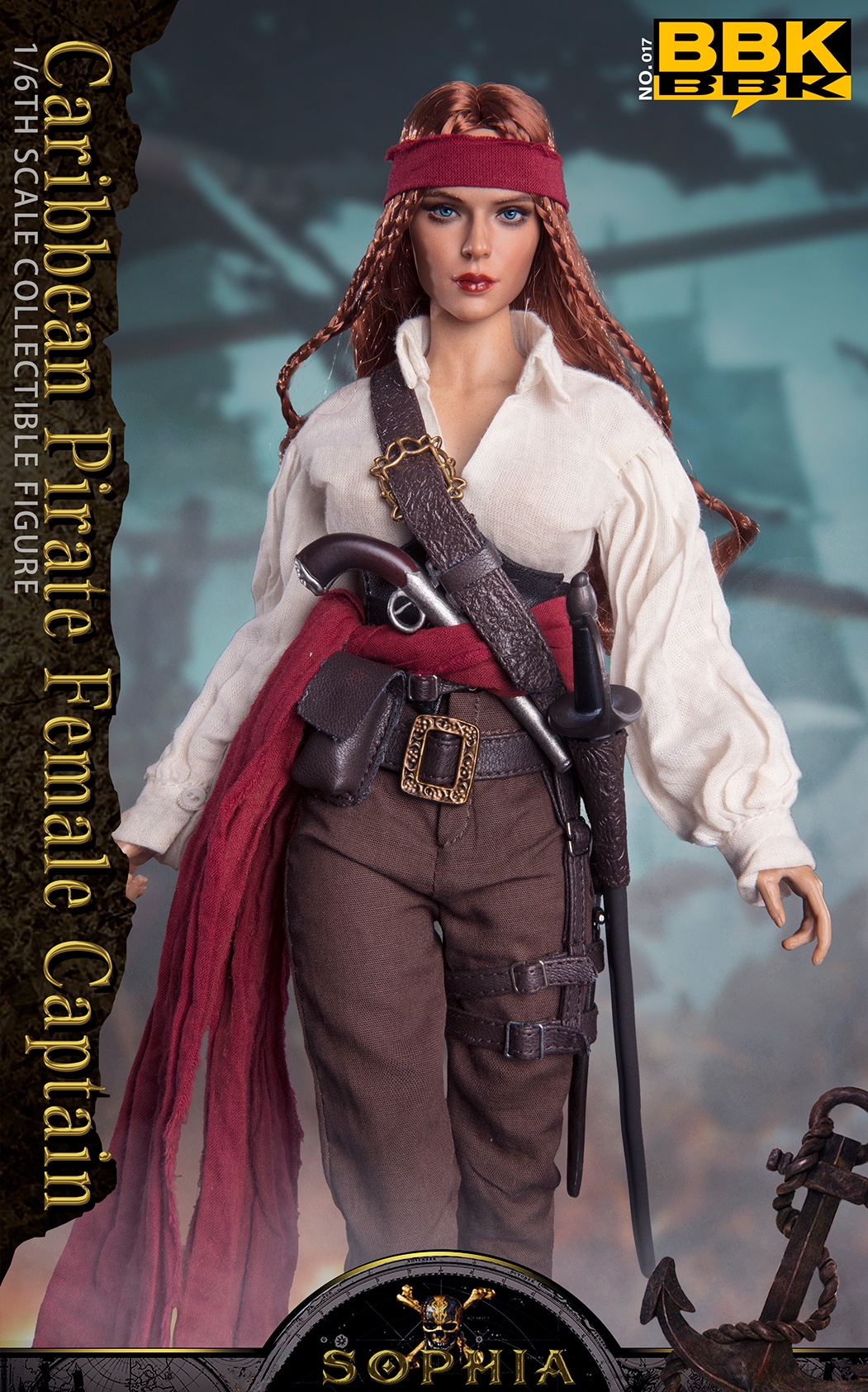 1/6 Pirates of the Caribbean Female Captain Sophia Collectible