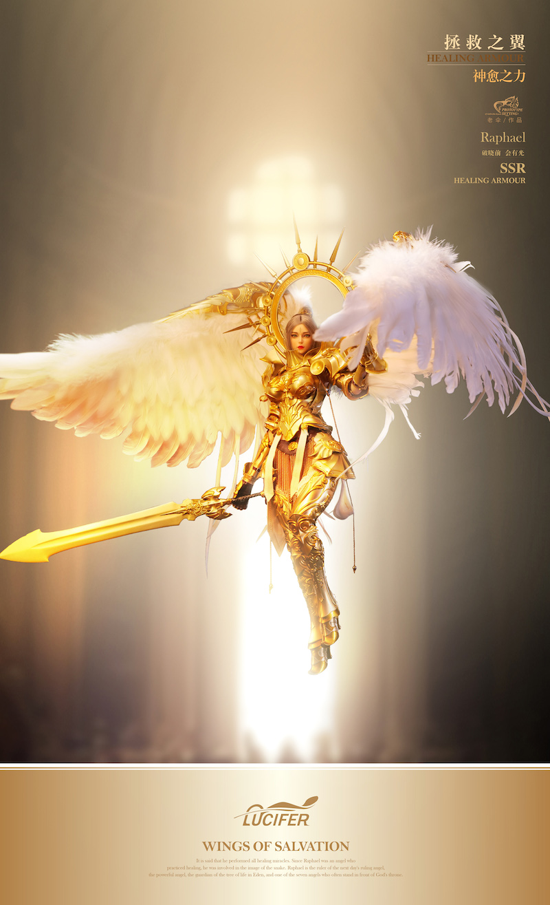 1⁄6 Lucifer Wings Raphael The of Salvation Archangel Singer