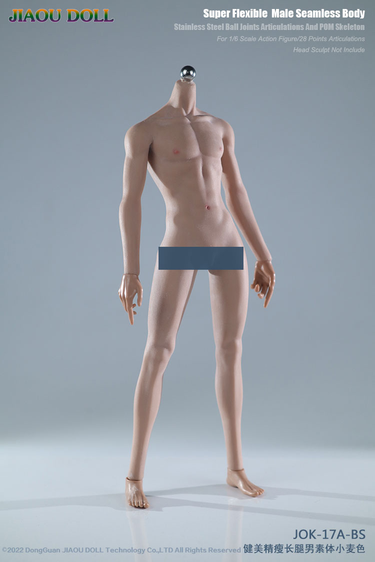 Jiaou Doll 1/6 Detachable Foot Lean Slender Male Body [JD-JOK-17] - EKIA  Hobbies