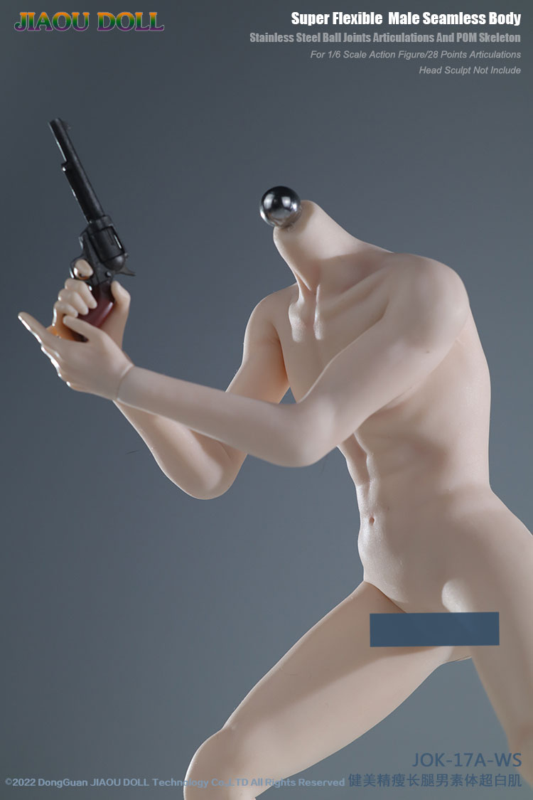 NEW PRODUCT: Jiaou Doll: 1/6 Detachable Foot Lean Slender Male Body  [JD-JOK-17]