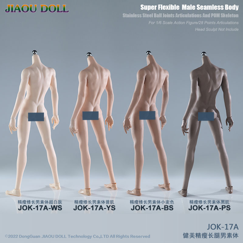 Jiaou Doll 1/6 Detachable Foot Lean Slender Male Body [JD-JOK-17] - EKIA  Hobbies