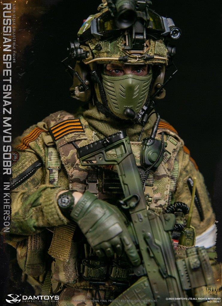 DAM Toys RUSSIAN SPETSNAZ MVD SOBR IN KHERSON 1/6 Figure [DAM78097