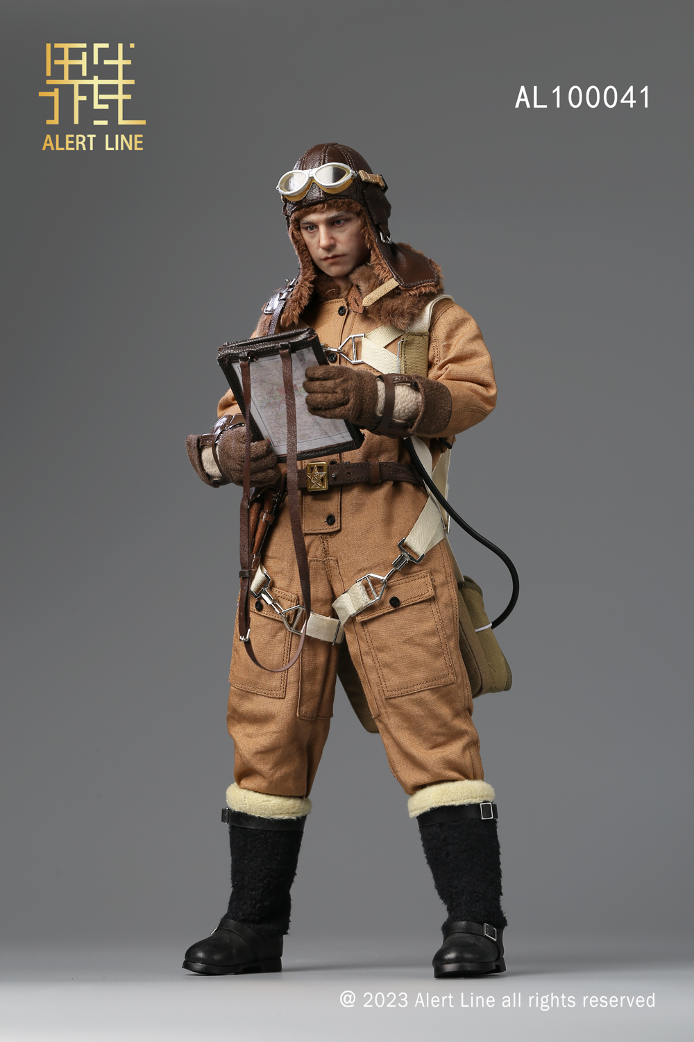 Alert Line 1:6 WWII Soviet Air Force Ace Pilot Figure [AL-100041