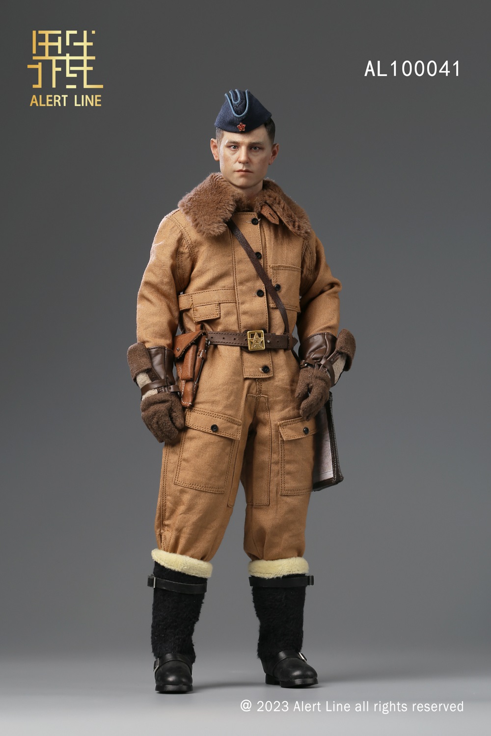 Alert Line 1:6 WWII Soviet Air Force Ace Pilot Figure [AL