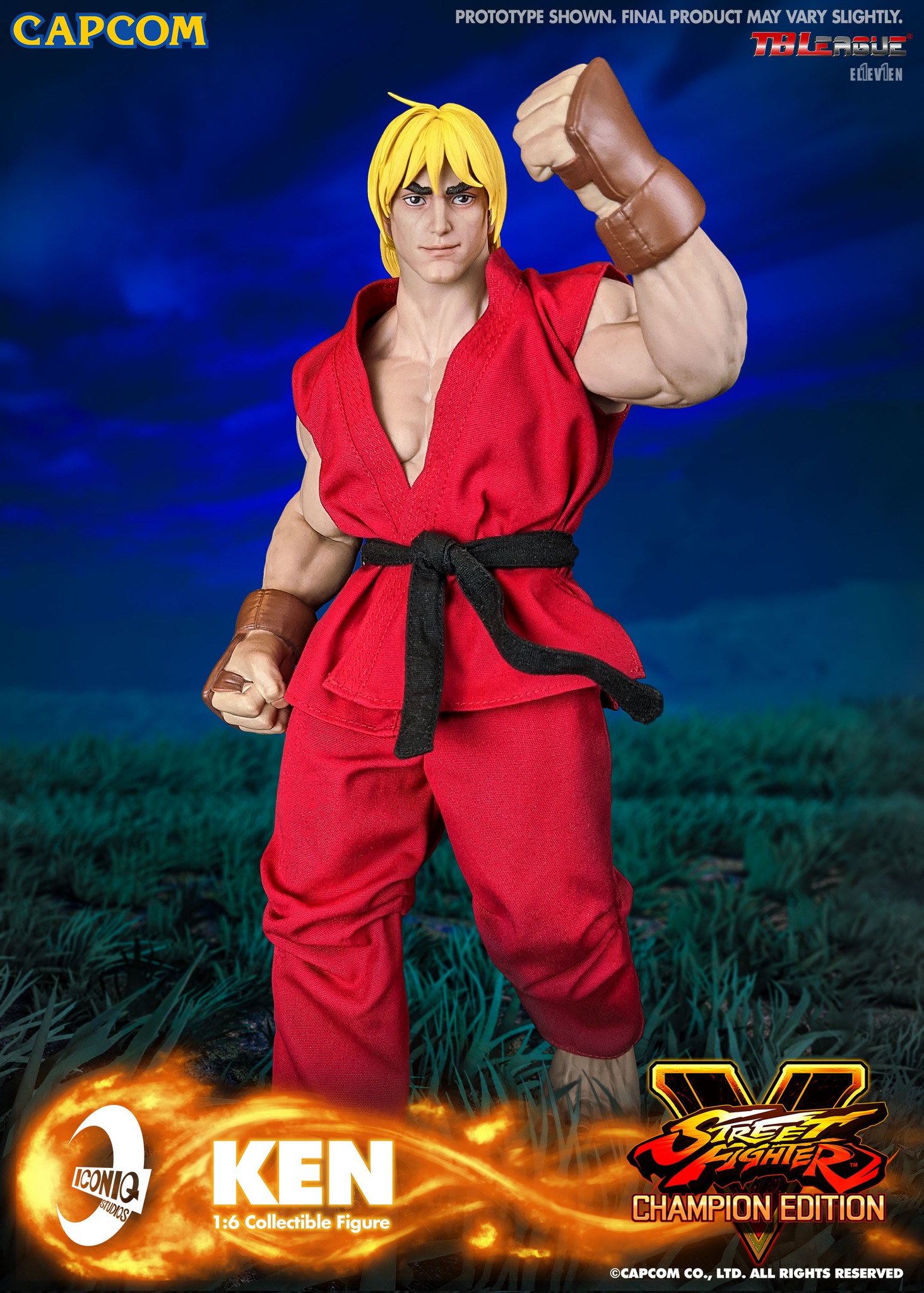 Capcom X Iconiq Studios X TBLeague 1:6 Street Fighter Ken Master