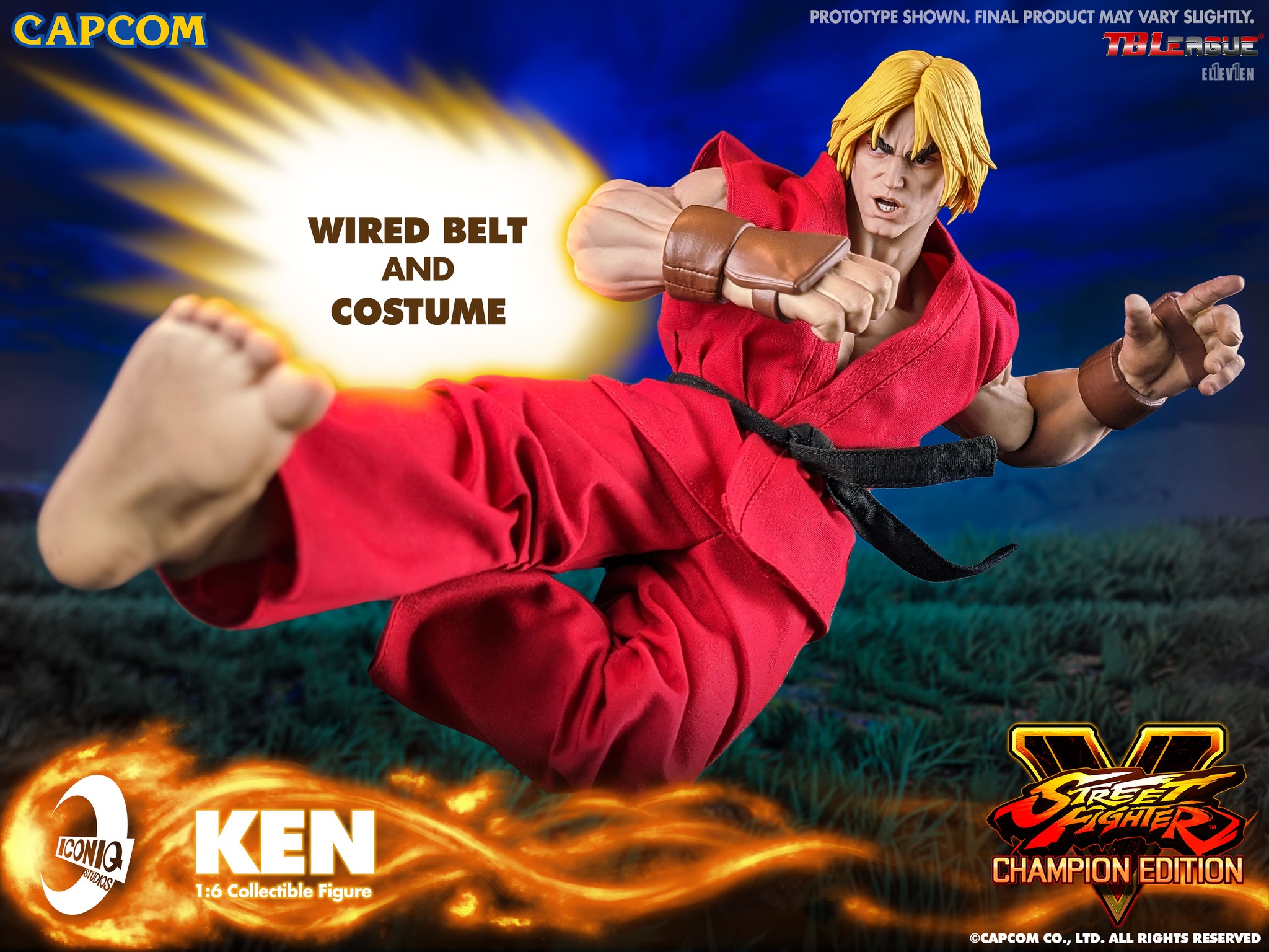Iconiq IQGS-04ストリートファイターstreet fighterケン ICONIQ 1/6 IQGS-04 STREET FIGHT V KEN – One Man's Hobby