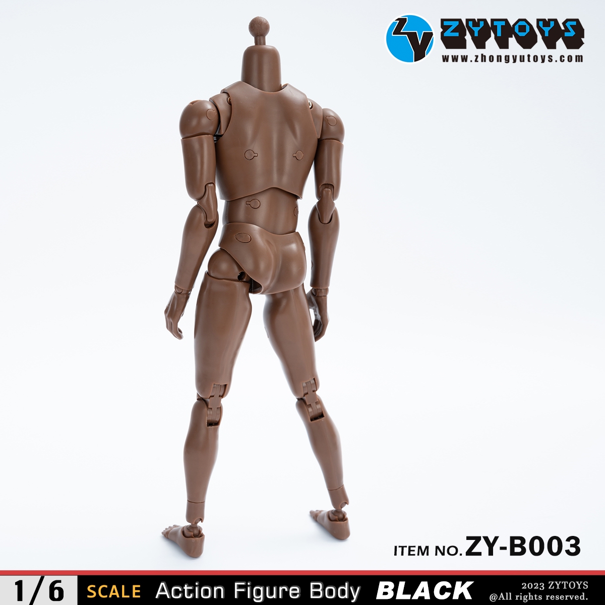 その他 1/6Z6TOYS ZC011 1/6YMTOYS YM610 TBLeague ZY Toys 1/6 New Design Narrow-shouldered African American Body [ZY