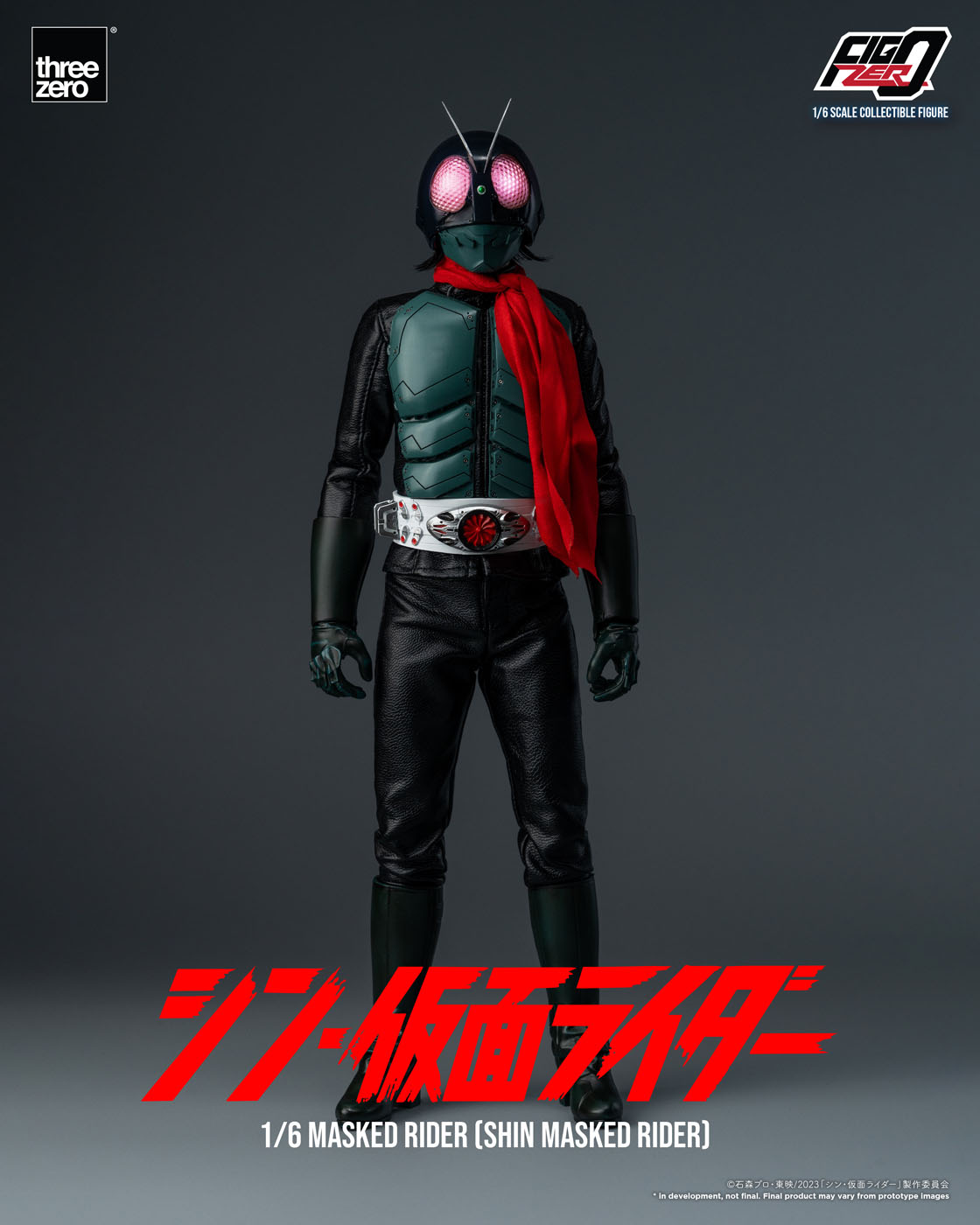 threeA Zero Masked Rider SHIN MASKED RIDER 1/6 Figure [3A