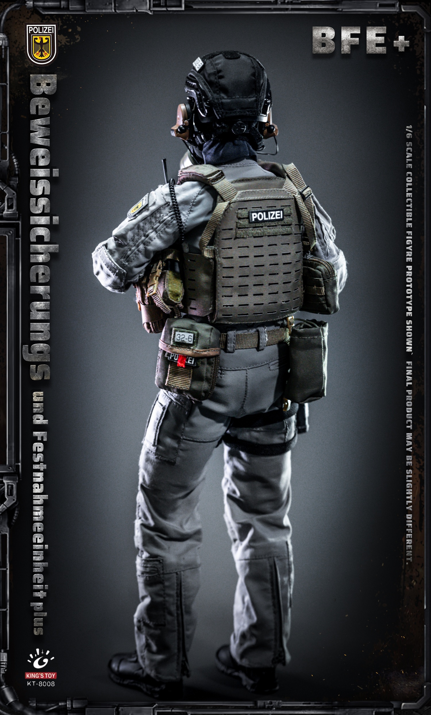 King's Toy 1/6 BFE+ German Anti-Terrorist Police Special Action
