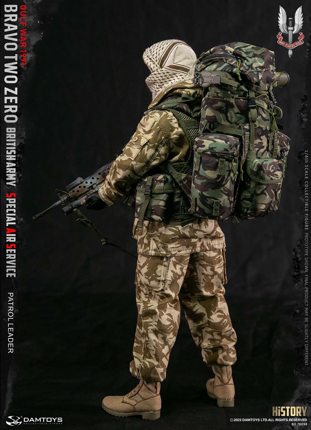 DAM Toys British Army Special Air Service (SAS) Patrol Leader 1/6
