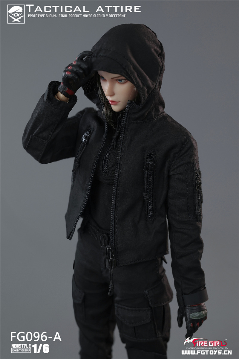 Women's Combat Uniform Set (Black)