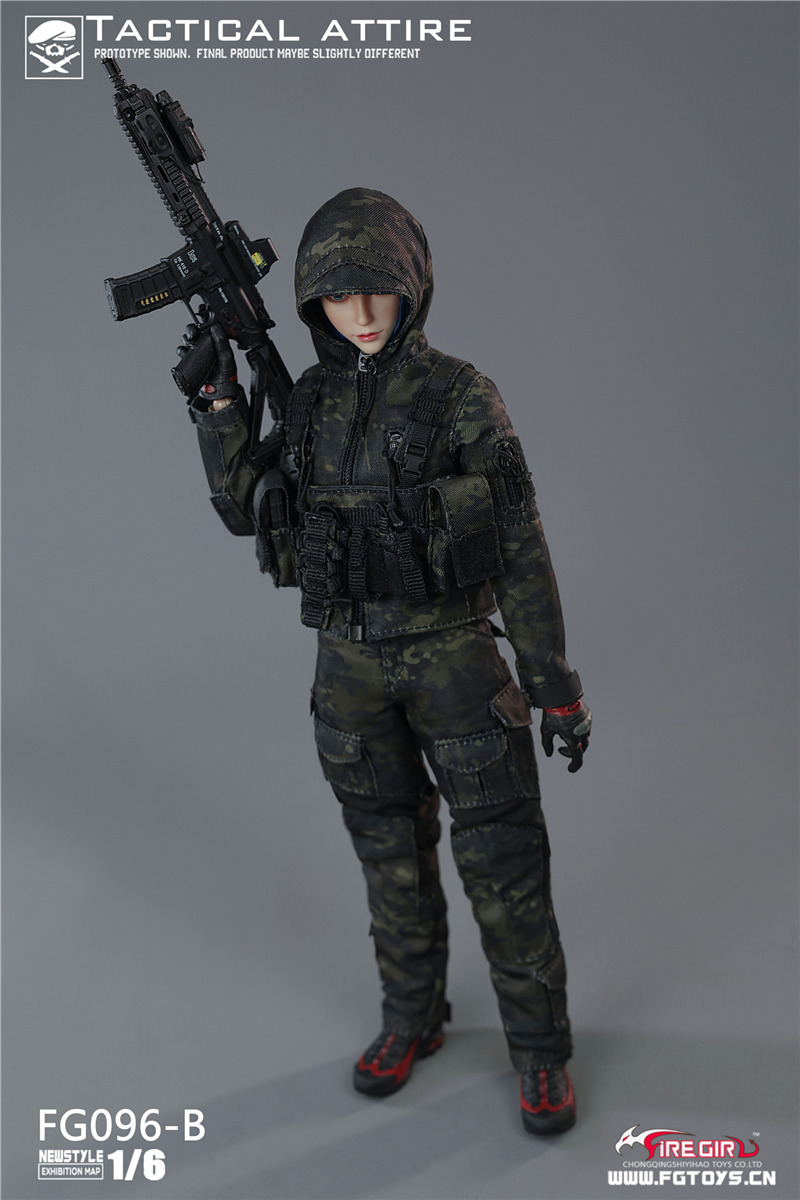 Fire Girl Toys 1/6 Women’s Camo Combat Uniform Set A [FG-096B]