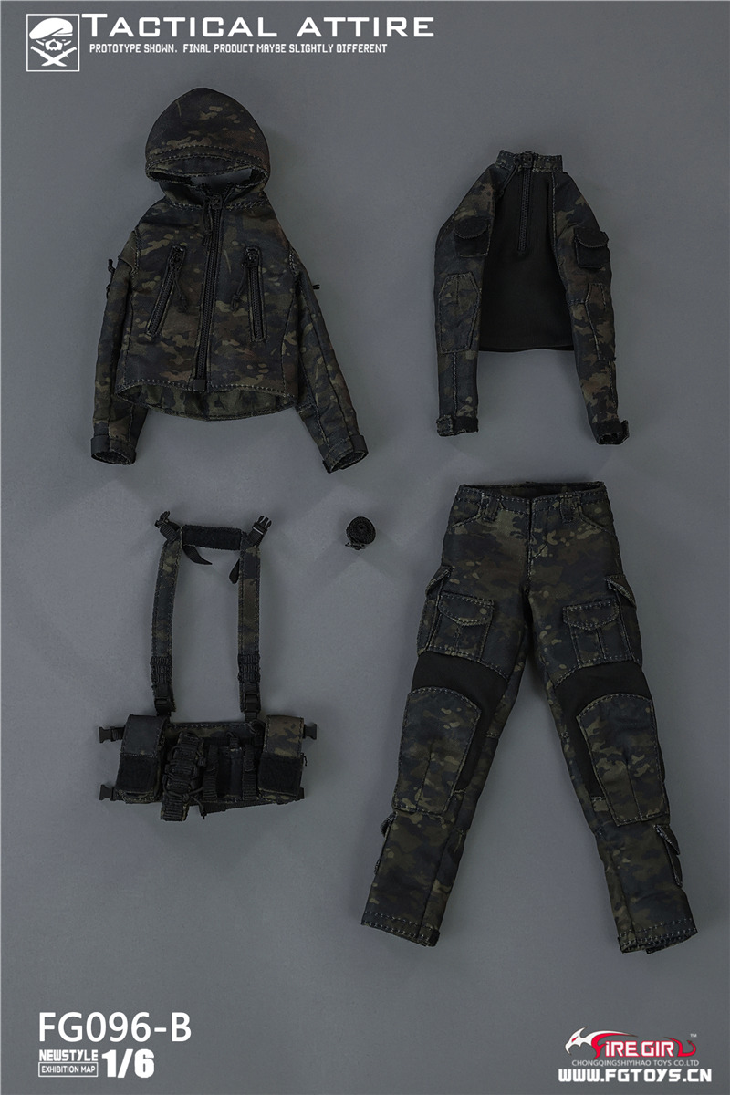 Fire Girl Toys 1/6 Women’s Camo Combat Uniform Set A [FG-096B]