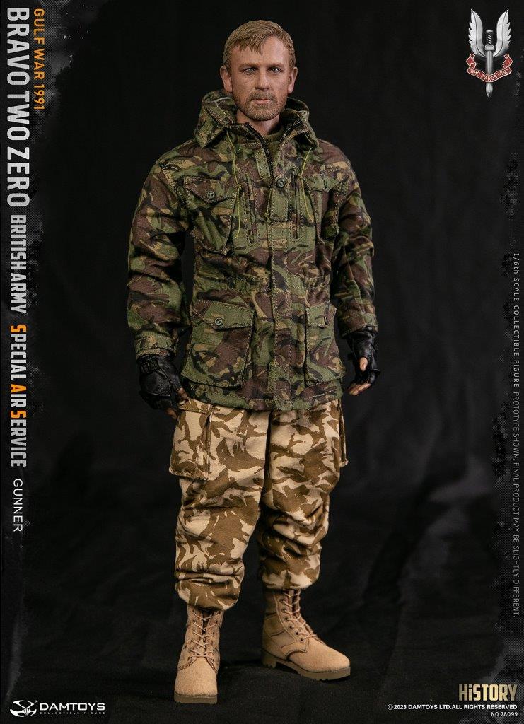 ミリタリー DAMTOYS Gulf War 1991 Bravo two sero 1/6 Bravo Two Zero - Gulf War 1991 British Army SAS Patrol