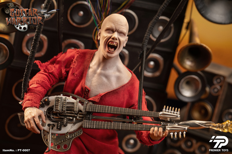 PREMIER TOYS 1/6 ギターワリアー 通常.ver PT0007 PREMIER TOYS Guitar Warrior Action Figure Model 1/6 Scale EX