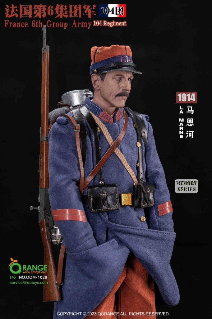 QO Toys France 6th Group Army 104 Regiment La Marne 1914 1/6