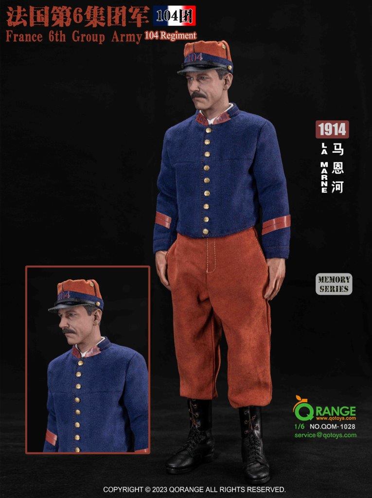 QO Toys France 6th Group Army 104 Regiment La Marne 1914 1/6